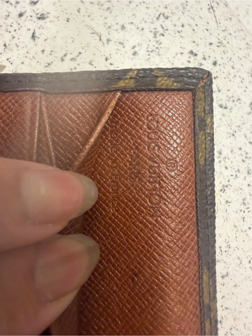“Pre-loved” Authentic Louis Vuitton Monogram Canvas compact Wallet